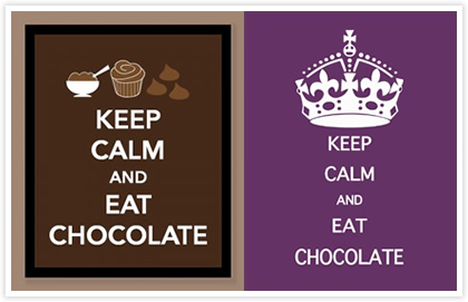 「落ち着いて。チョコレートでも食べましょう。」これ、第二次大戦中に政府が国民に向けて打ち出したスローガンだそうです。 