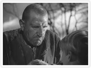 映画「おおいなる遺産」デビッド・リーン監督　１９４６年作より ピップ少年に助けられる逃走中の囚人